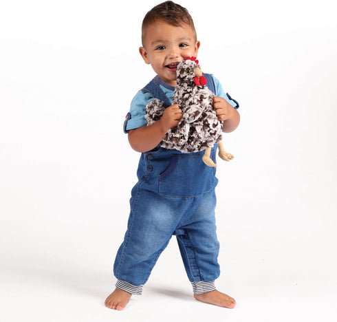 Manhattan Toy Henley Chicken Stuffed Animal - 9 Inches