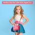 Set 3-5 4-6, 3 4 5 6 7 Toddler Pretend Makeup Kit for Girls, Play Makeup for Kids Fake Make up Toy with Unicorn Purse