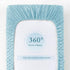 Homiest 2 Pack Changing Pad Cover, White + Light Blue Changing Table Sheets, Ultra Soft Fleece Minky Dot Fabric