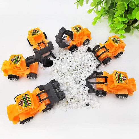 Set Favors-16pcs Newmemo Construction Cake Topper Vehicles Cake Decoration Truck Excavator Tower Crane Cupcake Topper