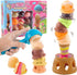 Ice Cream Toy Stacking Tower - Balancing and Stackable Scoop Ice Cream