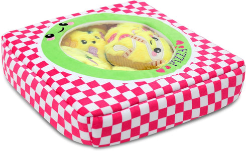 Set iscream Foodie Fun Plush Pizza Slices Play with Glitter and Embroidered Accents