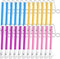 Syhood 24 Pcs Slide Whistle for Adults Instrument Toy Plastic Metal Musical