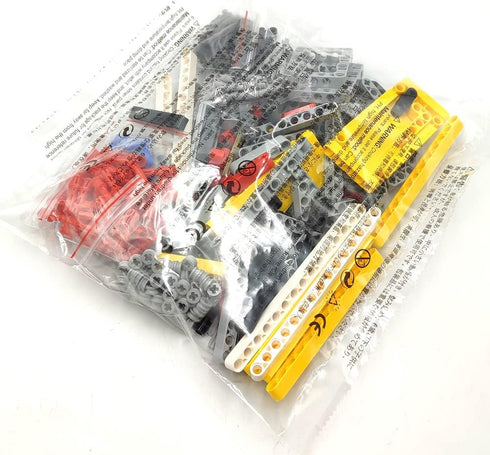 DSPITWOD Technical Parts Beams Axles Connectors Bricks Sets, 420 Pieces for Technic Car STEM Building Toys