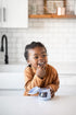 Ubbi Tweat No Spill Snack Container for Kids, BPA-Free Toddler Snack Container, Sage & Blue