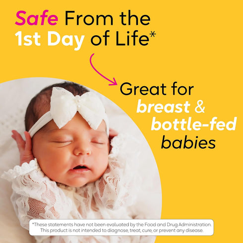 5mL BioGaia Protectis Baby Probiotic Drops | Baby Essentials for Colic & Gas Relief | Safe for Newborns | Ease Crying