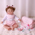 8 Set 17-22 inch BABESIDE Pcs Baby Doll Diaper Bag for Dolls, Baby Doll Feeding Accessories with Disappearing Milk Toy