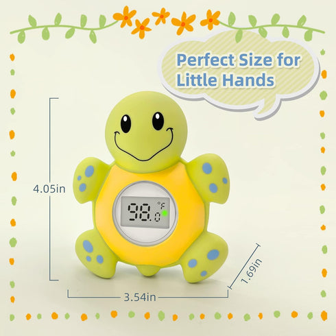 Baby Bath Thermometer Floating Toy, Safety Tub Temperature Water Thermometer for Newborn, Baby Shower Gifts