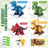 BAODLON Dinosaur Toys for Boys Age 3-7, Take Apart Building Toy with Electric Drill, Educational STEM Gift