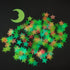 Glow in The Dark Stars and Moon Stickers for Ceiling - 200pcs 3D Luminous Adhesive Stars for Kids Bedroom Room Decor