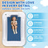 60 Inches Cozy Set Inflatable Toddler Travel Bed - Portable Toddler Bed for Travel with Safety Sides - Kids Air