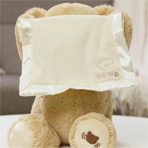 GUND Animated Peek-A-Boo Teddy Bear Plush Stuffed Animal for Babies and Newborns, 11.5"
