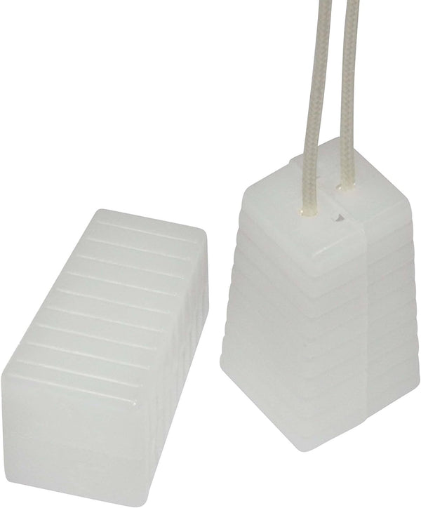 Horizontal Blind Tassels for Safety - Ivory Trapezoid Tassel for Home, Boat, Cottage, RV