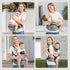 2-in-1 6 Baby Carrier with Hip Seat | Adjustable Carrying Positions | M-Shape Hip Support Design | Breathable
