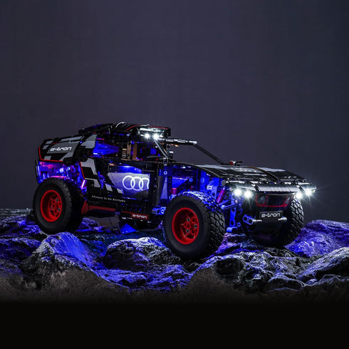 Upgraded Led Light Kit for Lego Technic Audi RS Q e-tron Building Set, Compatible with Lego 42160 (Model Not Included)
