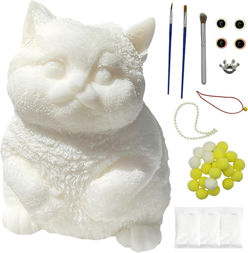 Extra Large Taba Squishy Kit, Cute Taba Squishy Cat for Adult/Kids DIY