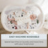 2 Pack Pobibaby - Premium Bassinet Sheets for Standard Bassinets - Ultra-Soft Cotton Blend, Stylish Woodland Pattern