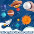 64 13 3-5, PCS Solar System Project Kit, Solar System Model Kit with Mix Foam Balls, Solar System Toys for Kids Learn