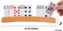AMEROUS Wooden Playing Card Holders for Kids, Seniors, Adults - Curved Wood Tray Rack Organizer for Card Games (Set of