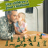 100 Pcs Army Men Toy Soldiers Set - Green Plastic Mini Figures, Assorted Poses for Boys Girls Play Set