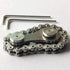 Sprocket Fidgets Chain Stainless Steel Fidget Cube, Gears Linkage Bike Chain Novelty Fidget Block, Kinetic Desk Toy