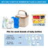 Pack 4 5 Breastmilk Cooler Bag with Ice Fits Baby Bottles Up to Ounce, Baby Bottle Cooler Bag Great for Nursing Mom