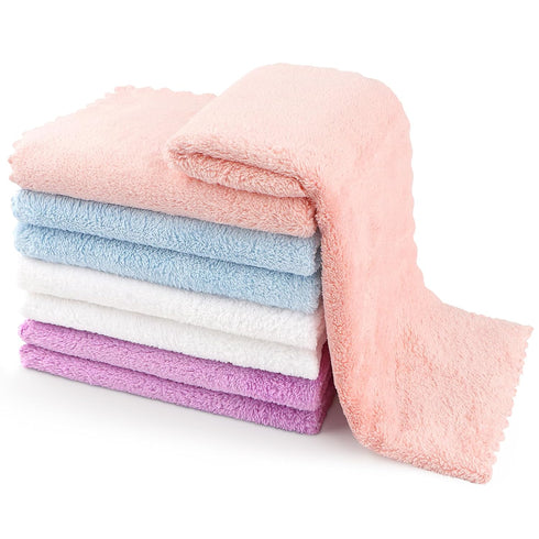 Orighty Burp Cloths for Baby - Super Soft & Highly Absorbent Coral
