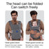 YEMKEZO Cozy (Summer-Gray) Baby Carrier Newborn to Toddler,Newborn Carrier with Head Support, Baby Holder Carrier