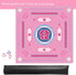 (33 33) TIASUSAN Pink Mahjong Learning Mat with Black Carrying Bag, Anti-Slip, Noise-Reducing Table Cover for Mahjong