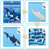 Ocean Sticker Book Crafts for Kids Age 4-8, Stickers for Birthday and Easter Party Favor Gift, Educational Toy