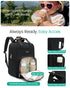 Backpack (26-36L) Qualyphant Extra Large Diaper Bag for Two Kids Twins - Expandable Baby Bag for Mom Girls Boys, Dual