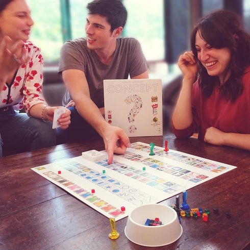 Concept Party Game | Award-Winning Team-Based Guessing Board Game for Adults and Kids | 4-12 Players