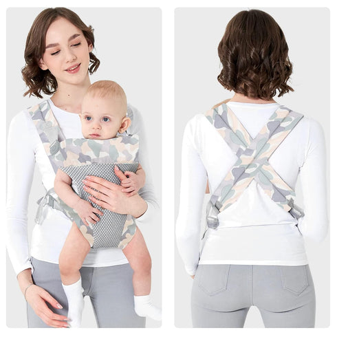 Cozy 7-45lbs Baby Wraps Carrier, Ergonomic Baby Carrier Newborn to Toddler, Baby Front and Back Carrier