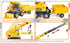 3+ 3-8 SASBSC Toy Trucks Big Crane Truck Toys for Year Old Boys with Sound and Light Friction Power Trucks Birthday
