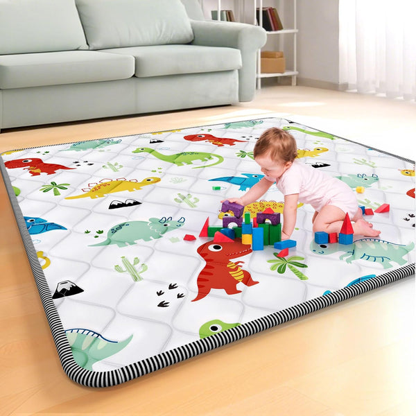Palopalo Thicken Foam Baby Play Mat for Floor, 47x47 inch Play Mat