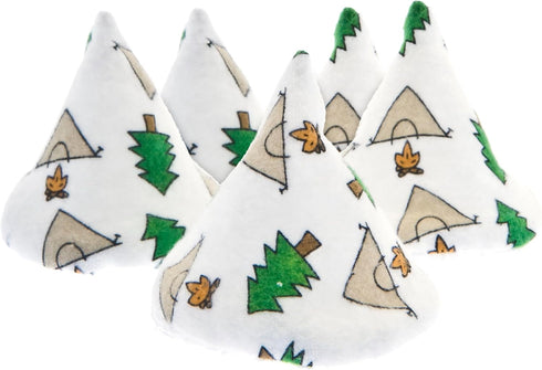 Washable Cotton Pee-Pee Teepees, 5 Pack, Shield Baby Boys During Diaper Changes, Fun Gift Packaging