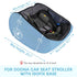 Backpack YOREPEK Padded Stroller Travel Bag for Airplane, Fits for Doona Stroller with isofix Base, Sturdy Stroller Bag