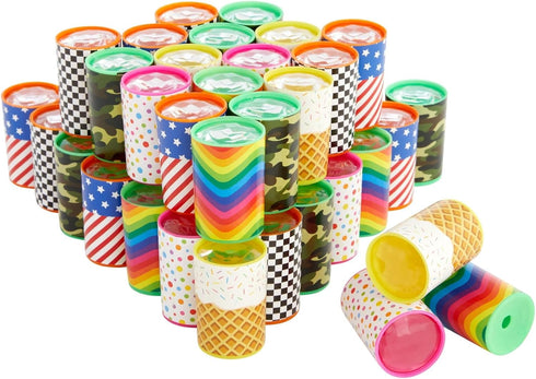 BLUE PANDA 48 Mini Kaleidoscope Style Prism Toys for Kids - Vintage-Style Retro Tubes, Bulk Birthday Party Favors