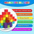 Magnetic Building Blocks, 1.65 inch Large Stacking Cubes for Toddlers, Montessori Toys (36 PCS)