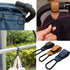 ZAAWUUT Bag,2-Pack Stroller Hooks,Leather Strap Hook for Hanging Diaper Universal Hooks