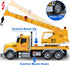 3 4 5 6 7 8 15" Bstoyder Kids Toys for Years Old Boys, Crane Truck Toy with Lights, Sounds, Toddler Friction Powered