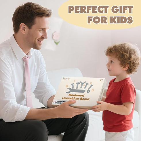3 4 5 3 Set Set 3-6 Vanplay Busy Board Toys for Year Olds Boy Birthday Gifts, Montessori Toys for Year Old, Screwdriver