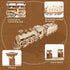 Buildixel 3D Wooden Puzzles for Adults, DIY Mechanical Model Kits for Adults and Kids to Build, Creative Gift for Women