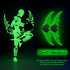 Deeplus 13 Set Dummy 13 3D 13 13 13 Glowing Titan Action Figure Already Assembled, Printed Action Figures with Weapons