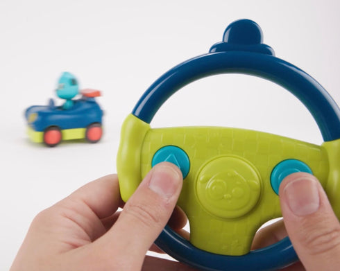 2 2+ B. toys Remote Control Car for Toddlers, Kids Remote with Big Buttons Fast RC Vehicle with Fun Sounds Years Riding