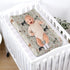 Horse Flower Changing Pad Cover, Toddler Baby Girls Boys, Soft Breathable Stretchy Diaper Change Table Sheet