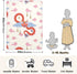 xigua Chinese Dragon Pattern Baby Blankets, 30 x 40 Inch, Super Soft Toddler Newborn Blanket, Double Layer for Crib