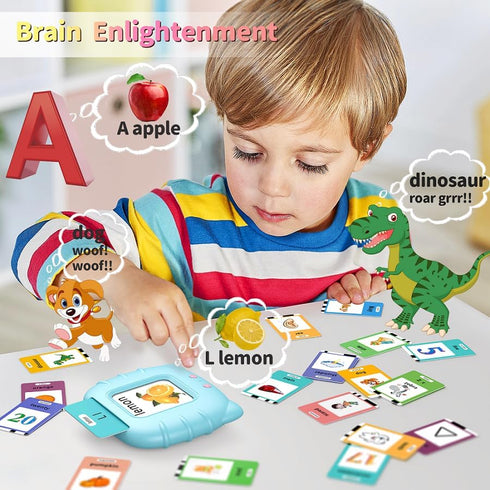 520 2 3 4 5 6 1-6 Eaever ABC Sight Words Talking Flash Cards, Christmas Birthday Gift for Year Old Boys and Girls