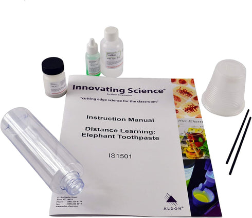 Innovating Science Elephant Toothpaste: Explore Catalysts, Chemical Reactions & Phase Changes - Chemistry Demonstration Distance Learning Kit