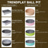 Cow Ball Pit for Toddlers 1-3, Kids Ball Pits Play Tent, Crawl Playpen Ball Pool Playhouse with Storage Bag for Boys